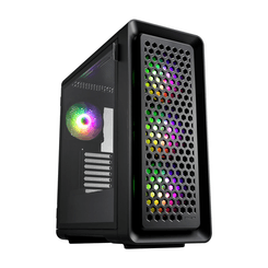 CAJA E-ATX FSP CUT593A CRISTAL TEMPLADO FRONTAL MESH 4xARGB DISIPADOR MAX 175mm GPU MAX 400mm NEGRO