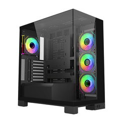 Caja FSP  M540-BA Midi Tower Negro RGB Negro