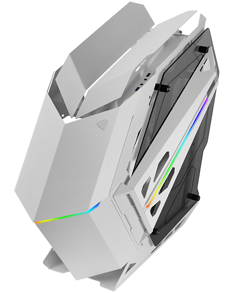 Caja Gaming Mars Gaming Titan White ATX XXL ARGB