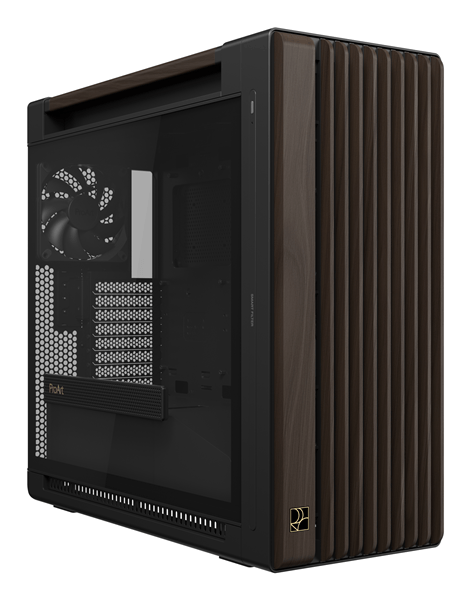 Asus ProArt PA602 Wood Edition Modern Black - Tempered Glass Panel Negro, Madera