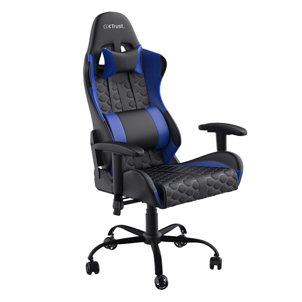 SILLA TRUST GAMING GXT 708 RESTO GAMING GIRATORIA 360 ELEVADOR DE GAS CLASE 4 RESPALDO AJUSTABLE COLOR NEGRO / ROJO 24217
