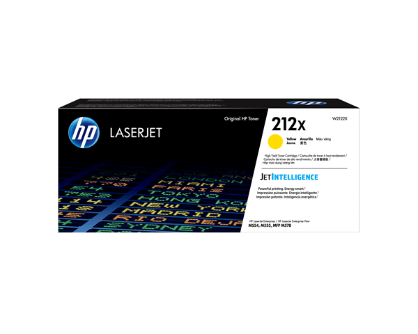 HP 212X HIGH YIELD YELLOW ORIG LASERJET TONER CARTRID GE