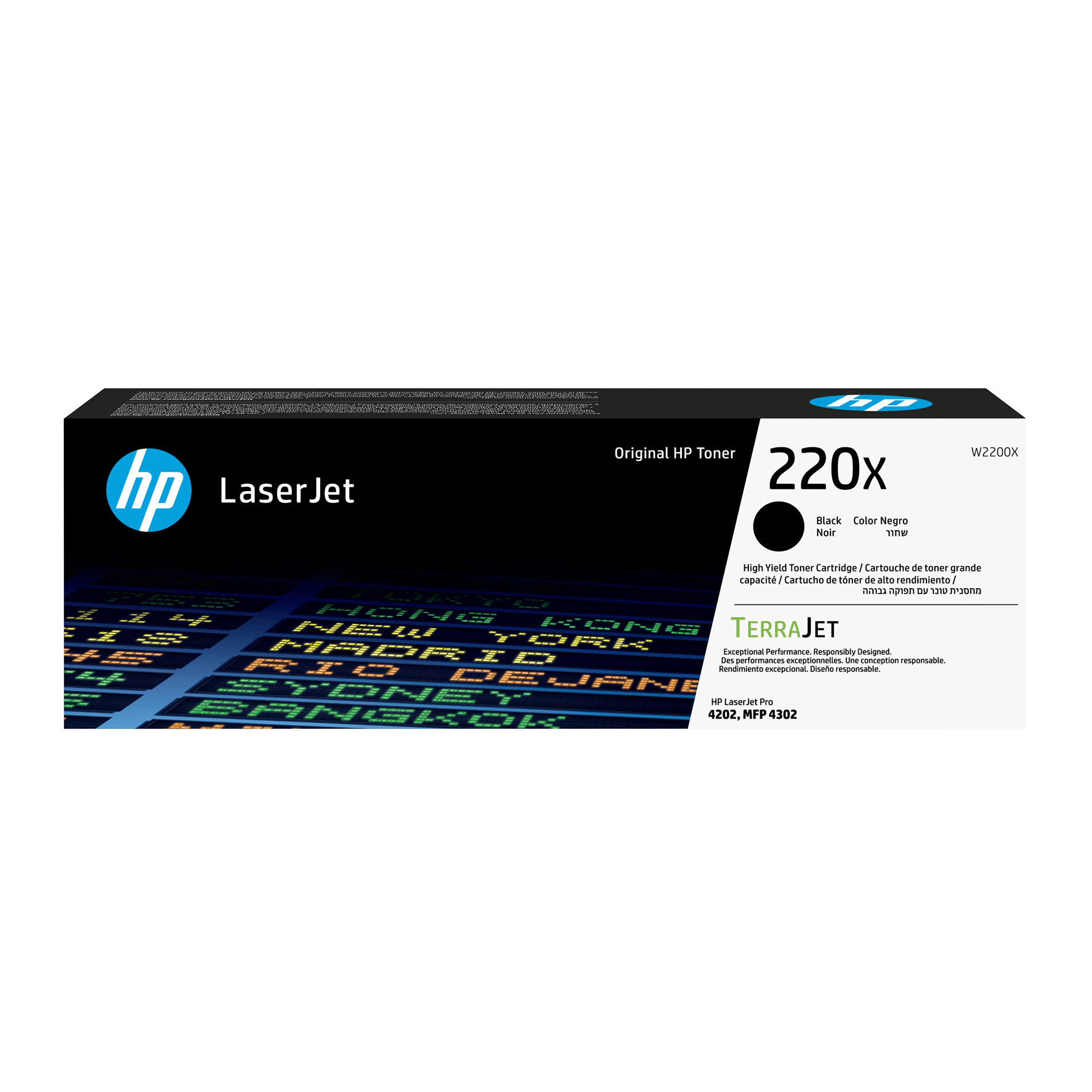 HP 220X BLACK ORIGINAL LASERJET TONER CARTR ID