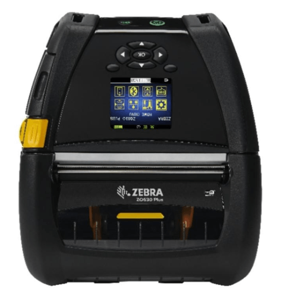 DT Printer ZQ630 Plus English fonts Wi-Fi 6 Dual Radio (802.11AX / BT5.x) Linered platen 0.75 core Group E Shoulder strap Belt clip