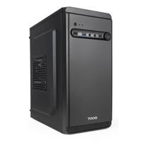 Miniatura 2 de TOOQ  Caja Minitorre Micro-ATX “DODEKA ULTRA” Negra  Negro Incluye Fuente
