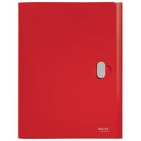 Miniatura 3 de CARPETA POLIPROPILENO DE PROYECTOS 38MM Y CIERRE BROCHE GIRATORIO A4 RECYCLE ROJO LEITZ 46230025