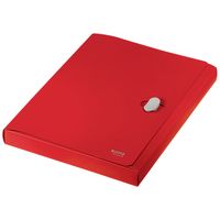 Miniatura 5 de CARPETA POLIPROPILENO DE PROYECTOS 38MM Y CIERRE BROCHE GIRATORIO A4 RECYCLE ROJO LEITZ 46230025