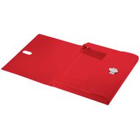 Miniatura 6 de CARPETA POLIPROPILENO DE PROYECTOS 38MM Y CIERRE BROCHE GIRATORIO A4 RECYCLE ROJO LEITZ 46230025