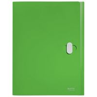 Miniatura 3 de CARPETA POLIPROPILENO DE PROYECTOS 38MM Y CIERRE BROCHE GIRATORIO A4 RECYCLE VERDE LEITZ 46230055