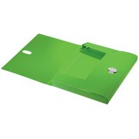 Miniatura 6 de CARPETA POLIPROPILENO DE PROYECTOS 38MM Y CIERRE BROCHE GIRATORIO A4 RECYCLE VERDE LEITZ 46230055