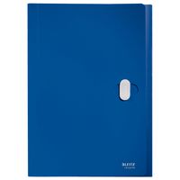 Miniatura 3 de CARPETA POLIPROPILENO ACORDEON 5 POSICIONES+BOLSILLO FRONTAL BROCHE GIRATORIO A4 RECYCLE AZUL LEITZ 46240035
