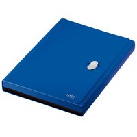 Miniatura 4 de CARPETA POLIPROPILENO ACORDEON 5 POSICIONES+BOLSILLO FRONTAL BROCHE GIRATORIO A4 RECYCLE AZUL LEITZ 46240035