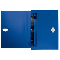 Miniatura 5 de CARPETA POLIPROPILENO ACORDEON 5 POSICIONES+BOLSILLO FRONTAL BROCHE GIRATORIO A4 RECYCLE AZUL LEITZ 46240035