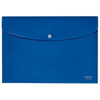 Miniatura 2 de SOBRES POLIPROPILENO OPACO A4 CON BROCHE BOTON RECYCLE AZUL LEITZ 46780035