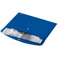 Miniatura 4 de SOBRES POLIPROPILENO OPACO A4 CON BROCHE BOTON RECYCLE AZUL LEITZ 46780035