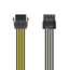 Aisens-A131-0419-Cable-Alimentacion-8pin-hembra-a-4-4pin-macho-0.3m-negro-amarillo