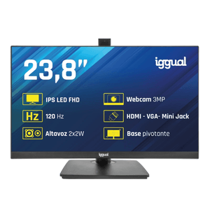 IGGUAL-Monitor-238--IPS-FHD-120Hz-VGA-HDMI-webcam---23.8--LED-IPS-Full-HD-HDMI-VGA-Altavoces
