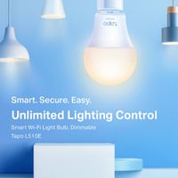Miniatura 3 de BOMBILLA INTELIGENTE LED TP-LINK TAPO L510E SMART WIFI REGULABLE (PACK 2 UNIDADES)