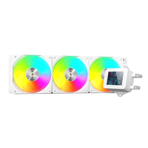 SISTEMA-DE-REFRIGERACION-LIQUIDA-MARS-GAMING-MLVISION360W-BLANCO-3x120mm-ARGB-TPD-500W-PANTALLA-LCD
