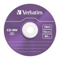 Miniatura 4 de CD-RW VERBATIM: COLOR SLIM PACK 5