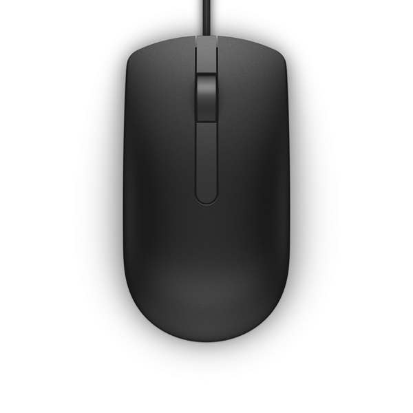 Dell Optical Mouse-MS116 - Black