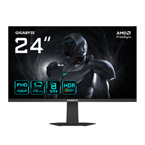 GIGABYTE-GS24F14A-Monitor-Gaming-24”-FHD---1920-x-1080-175Hz-1ms-400-cd-m²-FreeSync-HDR-Ready-HDMI-2.0-DisplayPort-1.4---23.8--LED-IPS-Full-HD-HDMI