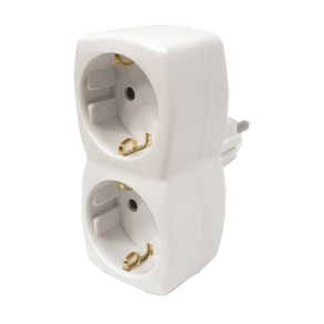 LADRON-DE-2-TOMAS-HAMA-00108876-3600W-250V-COLOR-BLANCO