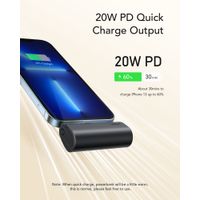 Miniatura 3 de VEGER PlugOn L VG W0556P PowerBank plug on 5000mah PD20W Lightning connector built in