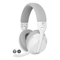Miniatura 2 de White Shark FALCON Auriculares Inal  mbrico y al  mbrico Diadema Juego USB Tipo C Bluetooth Blanco  Gris