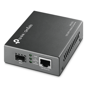 CONVERTIDOR-FIBRA-TP-LINK-MC420L-OMADA-RJ45-10Gb-A-RANURA-SFP--GIGA-MiniGBIC-MONTAJE-EN-CHASIS