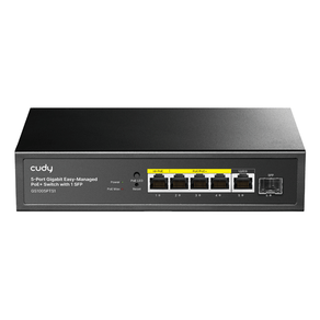 CUDY-5-Port-Gigabit-PoE--Switch-with-1-SFP-Port-120W