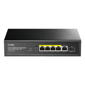 CUDY-5-Port-Gigabit-PoE--Switch-with-1-SFP-Port-120W