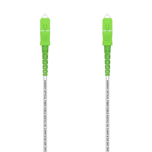 AISENS-Cable-Fibra------ptica-Latiguillo-G657A2-3-0-9-125-SMF-Simplex-CPR-DCA-LSZH--SC-APC-SC-APC--Blanco--100-m