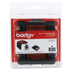 CINTA MONOCROMO NEGRA PARA 500 IMPRESIONES COMPATIBLE BADGY 200