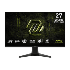 MSI MONITOR MAG 275QF E20. 27" RAPID IPS FLAT. 2560x1440 . 200HZ. NEGRO