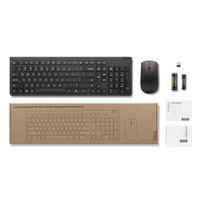 Miniatura 7 de Lenovo 4X31R64484 Teclado + Ratón Inalámbrico Negr