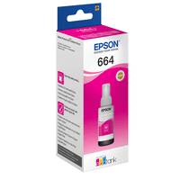CARTUCHO EPSON MAGENTA T6643 ECOTANK BOTTLE 70ML C13T664340