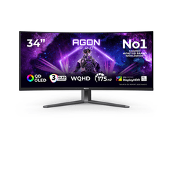 Monitor AOC AG346UCD 34" QD-OLED OLED Wide Quad HD HDMI Altavoces