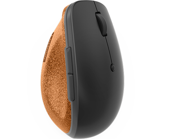 MOUSE LENOVO GO WIRELESS ERGONOMICO 6 BOTONES HASTA 2400DPI GRIS