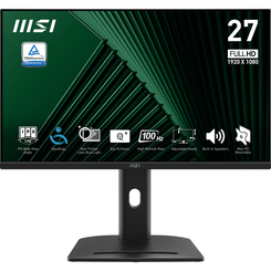 MSI MONITOR PRO MP275PG. 27" IPS PLANO. 1920x1080. 100Hz. NEGRO