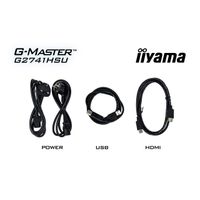Miniatura 17 de MONITOR IIYAMA 27 PULGADAS RESOLUCION FULL HD (1920X1080), PANEL IPS, 1 MS (MPRT), 75 HZ, BRILLO 250, CONTRASTE 1000:1, HDMI, DISPLAYPORT, USB HUB, AL