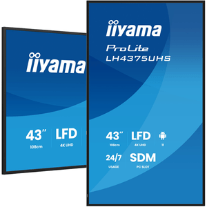 IIYAMA-LH4375UHS-B2AG---42.5--LCD-IPS-4K-Ultra-HD-HDMI-Altavoces