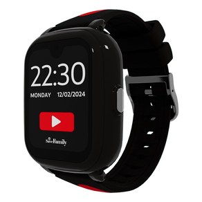 SmartWatch-SaveFamily-Iconic-Plus-2-Correa-Silicona-Estampada-Negra-Streamer-4G