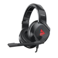 Miniatura 2 de Savio Strike Auriculares Al  mbrico Diadema M  sica uso diario Negro  Rojo