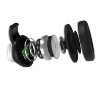 Miniatura 3 de Savio Strike Auriculares Al  mbrico Diadema M  sica uso diario Negro  Rojo