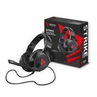 Miniatura 4 de Savio Strike Auriculares Al  mbrico Diadema M  sica uso diario Negro  Rojo