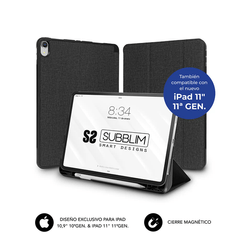 SUBBLIM SHOCK CASE IPAD 10,9/11 10A GEN/11A GEN  BLACK