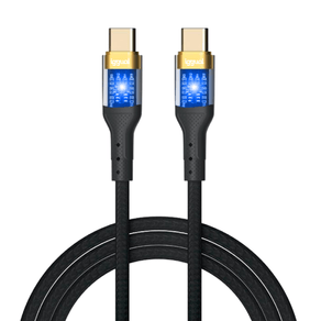 iggual-Cable-USB-C-a-tipo-C-3A-100-cm-trenzado-LED