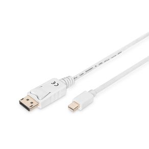 DISPLAYPORT-CONNECTION-CABLE--MINI--DP---DP-M-M--2.0M--W-INTERLOCK--DP1.1A-CONFORM-WH
