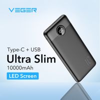 Miniatura 8 de VEGER L10 VG W1105PD PD20W 10000mAh Screen Powerbank